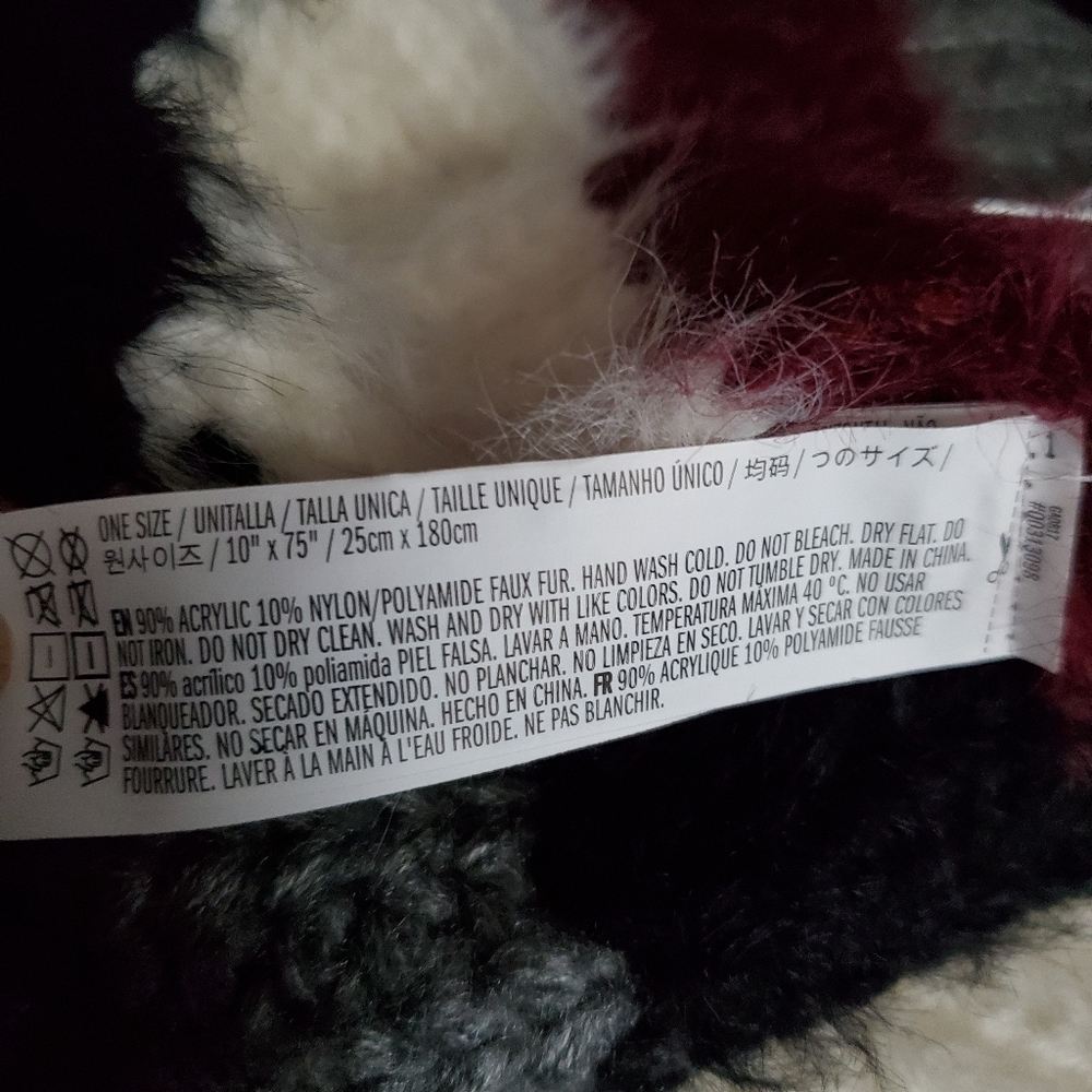 🧣NWT Oblong Color Block Scarf - Picture 4 of 5